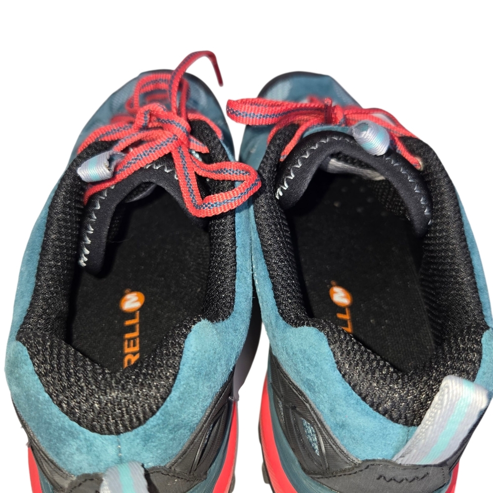 Merrell Women 7 Dragon Fly Capra Waterproof Suede Hiking Shoes Vibram Mega Grip - Picture 8 of 15